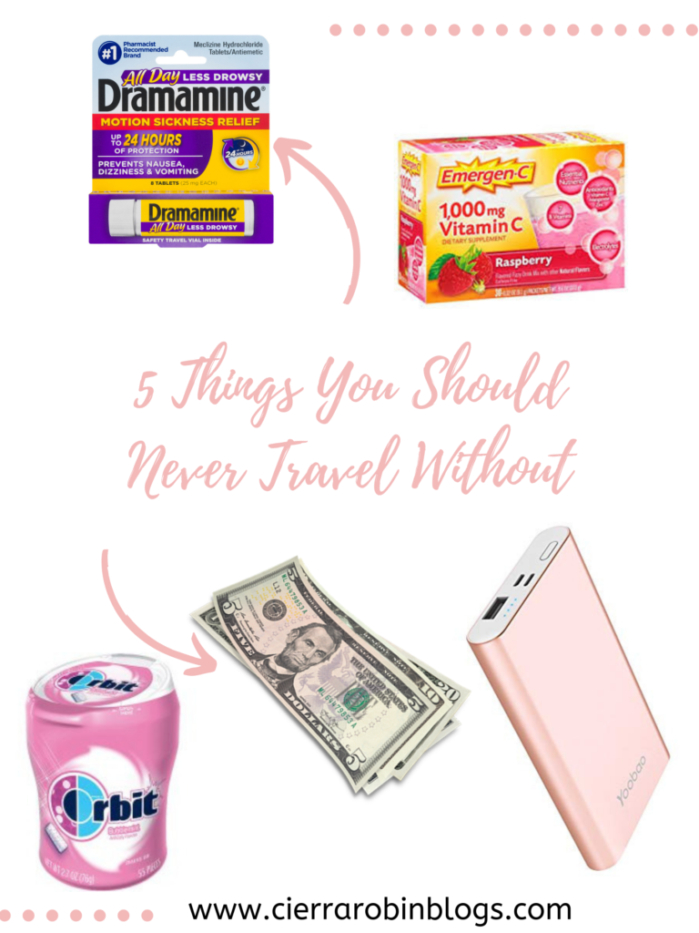 5 things you should never travel without