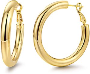 hoop earrings