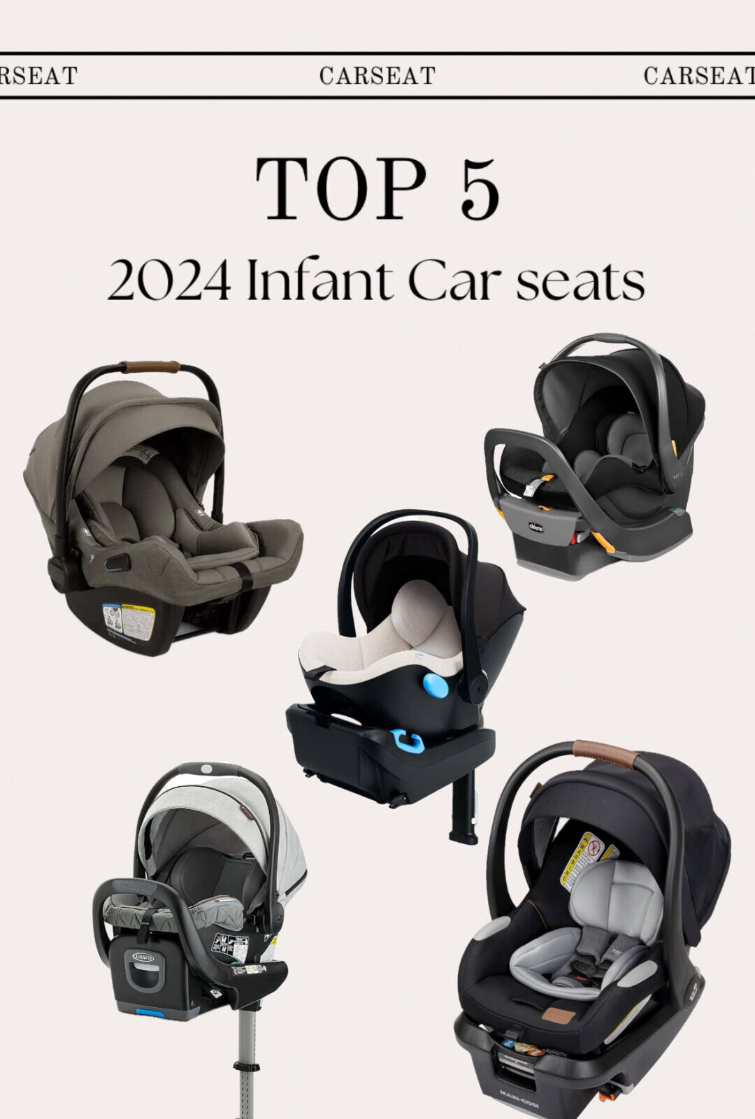 top 5 infant car seats